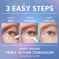 Simply Ageless Triple Action Concealer - Toasted Almond