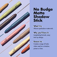 No Budge Matte Shadow Stick - Cool Beans