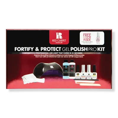 Red Carpet Manicure Fortify & Protect Gel Polish Pro Starter Kit