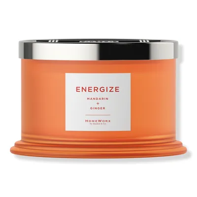 HomeWorx Energize 3-Wick Scented Candle