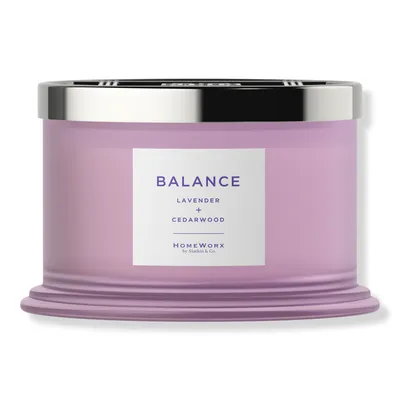 HomeWorx Balance 3-Wick Scented Candle