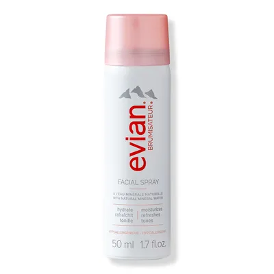 Evian Mineral Spray Travel Size Natural Mineral Water Facial Spray
