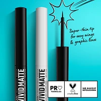 Vivid Matte Longwear Liquid Eyeliner - Black