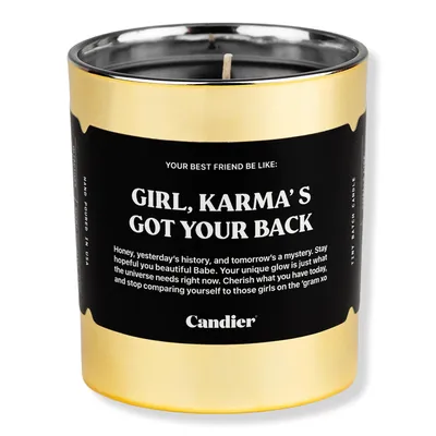 Candier Girl Karma's Got Your Back Candle
