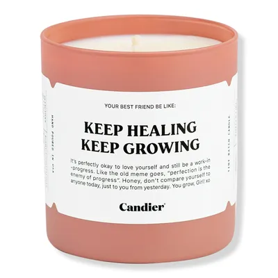Candier Keep Healing Keep Growing Candle