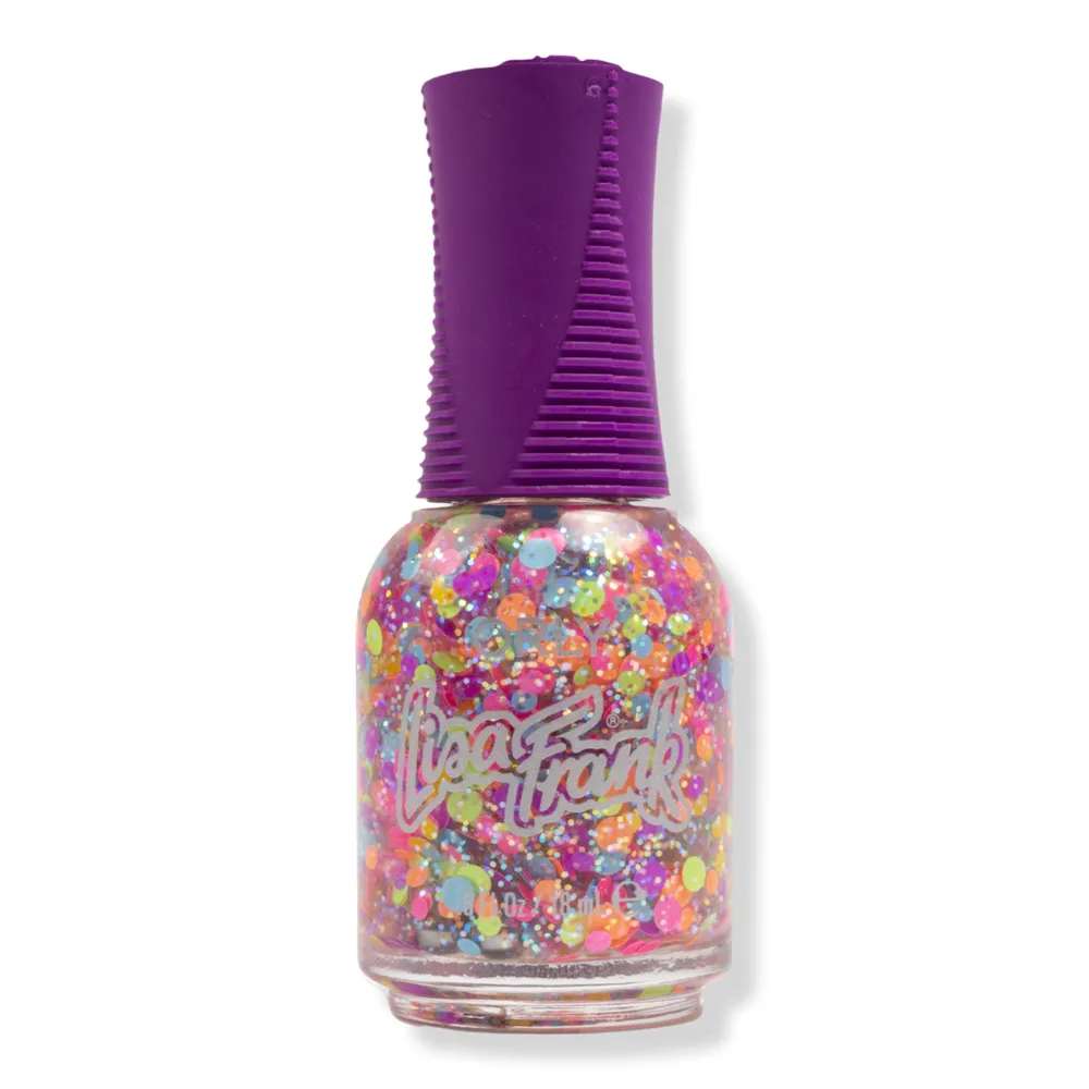 Orly x Lisa Frank Confetti Topper