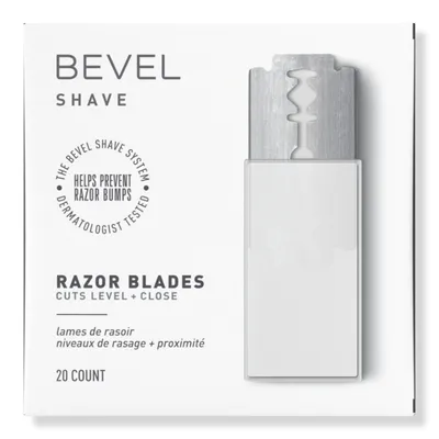 BEVEL Double-edged Razor Blades 20ct