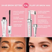 Fluff Up Flexible Hold Brow Texturizing Wax - Clear