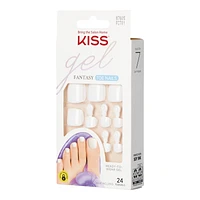 Gel Fantasy Press-On Toenails - This Is Classic