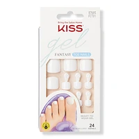 Gel Fantasy Press-On Toenails - This Is Classic