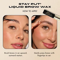 Stay Put Liquid Brow Wax - Clear