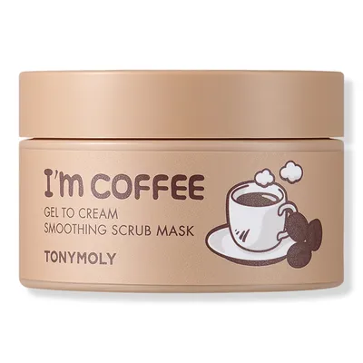 TONYMOLY I'm Coffee Gel to Cream De-Puff Smoothing Scrub Mask