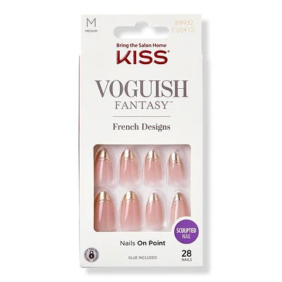 Voguish Fantasy Sculpted French Nails