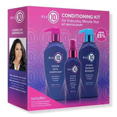 It's A 10 Conditioning Trio Kit For Everyday Miracle Hair
