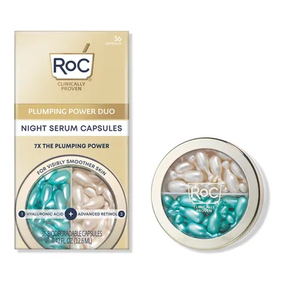 RoC Retinol & Hyaluronic Acid Capsule Smoothing & Plumping Dual Pack