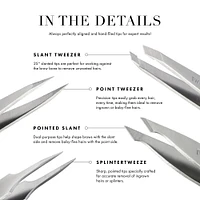 Mini Slant Tweezers