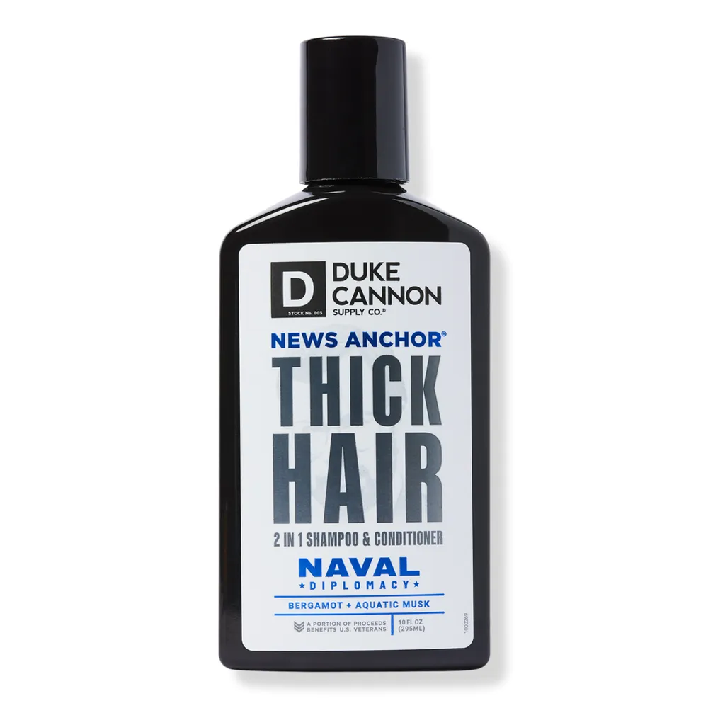 Duke Cannon Supply Co News Anchor 2 In 1 Naval Diplomacy Hair Wash