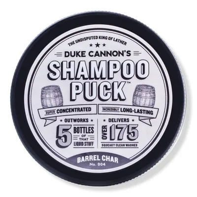 Duke Cannon Supply Co Barrel Charcoal Shampoo Puck