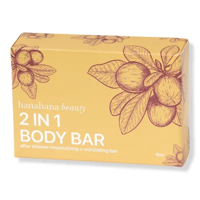 hanahana beauty 2-in-1 After Shower Moisturizing and Exfoliating Body Bar