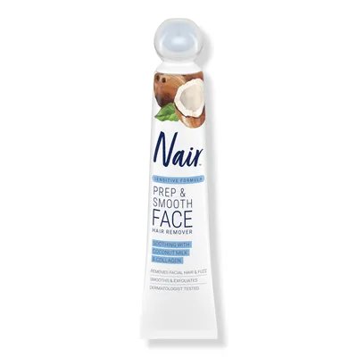 Nair Prep and Smooth Sensitive Facial Hair Remover and Exfoliant