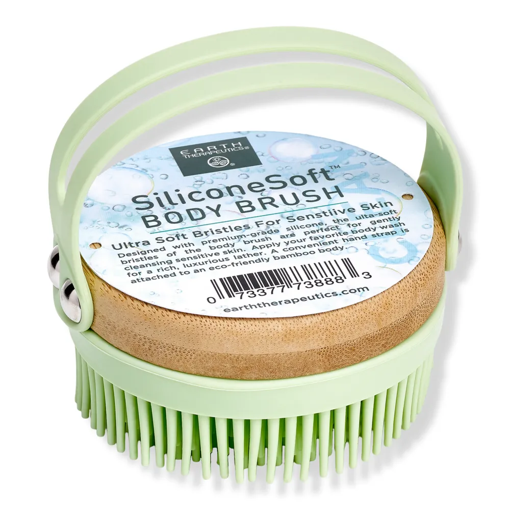 Earth Therapeutics Silicone & Bamboo Soft Body Brush