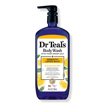 Dr Teal's Body Wash with Prebiotic Lemon Balm and Essential Oil Blend