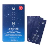 Moon Midnight Enamel Care Dissolving Whitening Strips with Hydroxyapatite