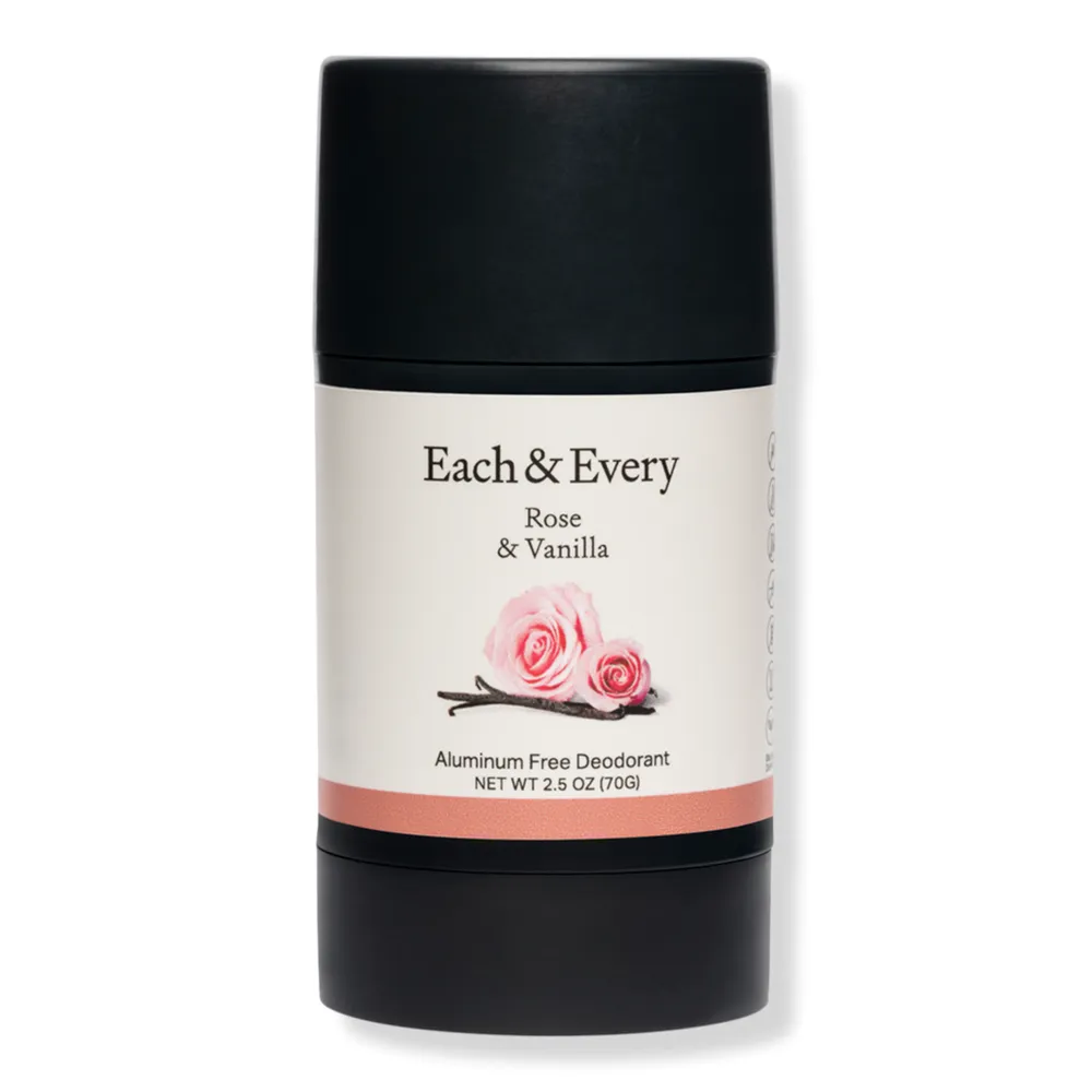 Each & Every Rose & Vanilla Worry Free Natural Deodorant