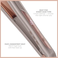 InfinitiPRO By Conair Titanium Flat Iron Smooth & Shine Luxe Series - Rose Gold