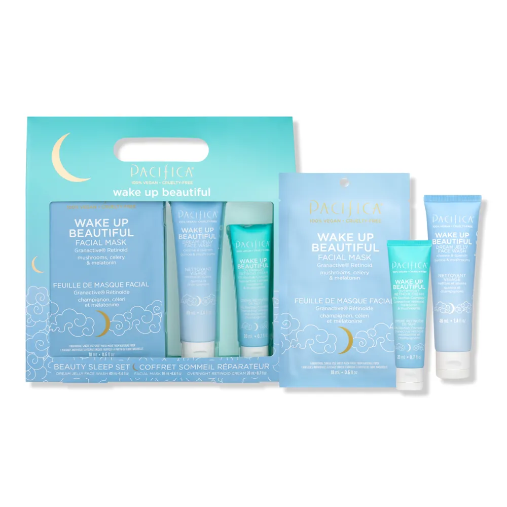 Pacifica Wake Up Beautiful Sleep Set for Aging Skin