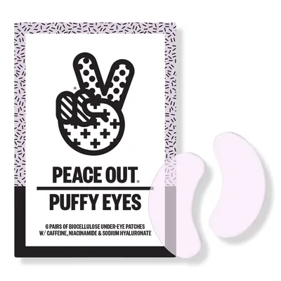 Peace Out Puffy Eyes Biocellulose Under-Eye Patches