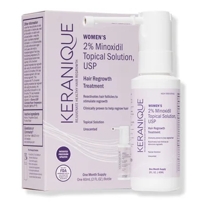 Keranique Hair Regrowth Sprayer for Women - 30 Day Supply