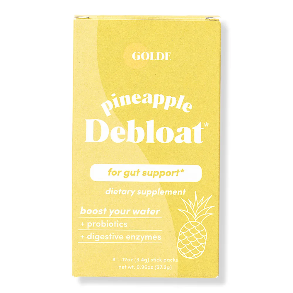 GOLDE Pineapple Debloat Probiotic Bloat Supplement