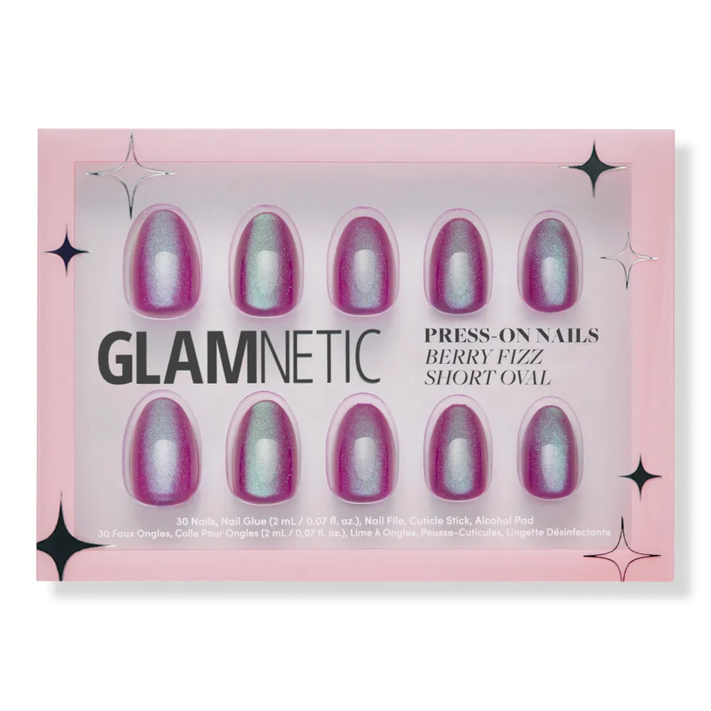 Glamnetic Berry Fizz Press-On Nails