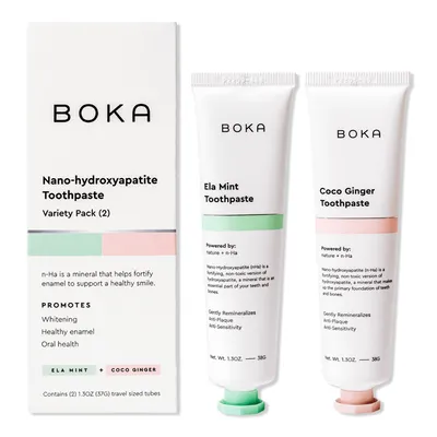 BOKA Nano (N-Ha) Travel-Size Toothpaste 2 Pack
