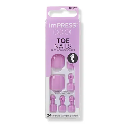 Kiss imPRESS Color Press On Pedicure Toenails