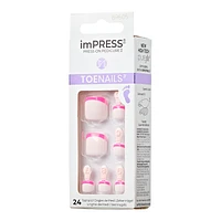 imPRESS Design Press-On Pedicure Toenails - Enjoy Today