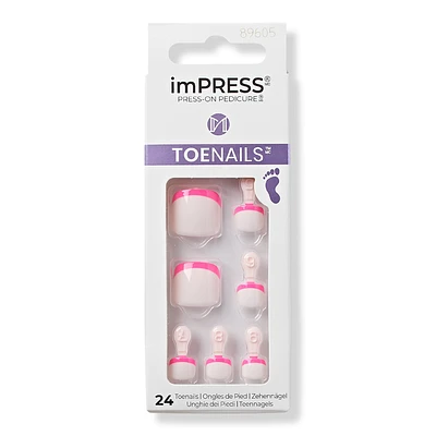 imPRESS Design Press-On Pedicure Toenails - Enjoy Today