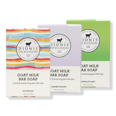 Dionis Fresh & Floral Goat Milk Bar Soap Set