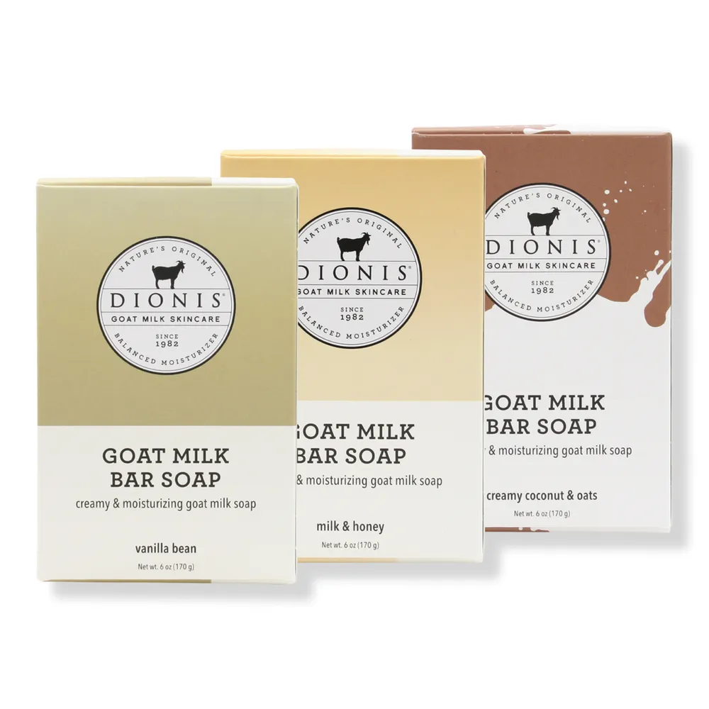 Dionis Warm & Sweet Goat Milk Bar Soap Set