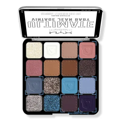 NYX Professional Makeup Ultimate Color Shadow Palette Vintage Jean Baby