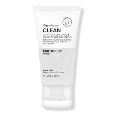 NatureLab. Tokyo Travel Size Perfect Clean 2-In-1 Scalp Scrub & Clarifying Shampoo