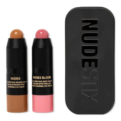 NUDESTIX Pink Blush & Nude Bronze 2 Piece Mini Kit