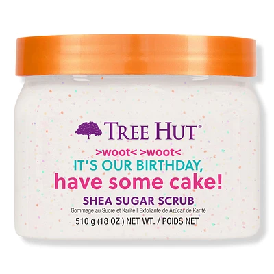 Tree Hut Shea Sugar Exfoliating Body Scrub Birthday Cake