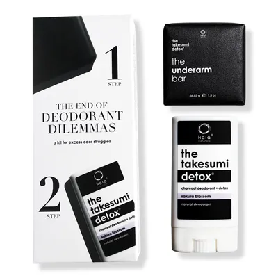 kaia naturals The End of Deodorant Dilemmas - The Takesumi Detox - Natural Deodorant Starter Kit