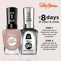 Miracle Gel Nail Polish, Blacks, Whites, & Nudes - Love At First Flight