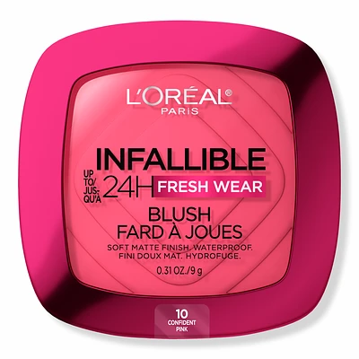 Infallible 24H Fresh Wear Soft Matte Blush - 10 Confident Pink