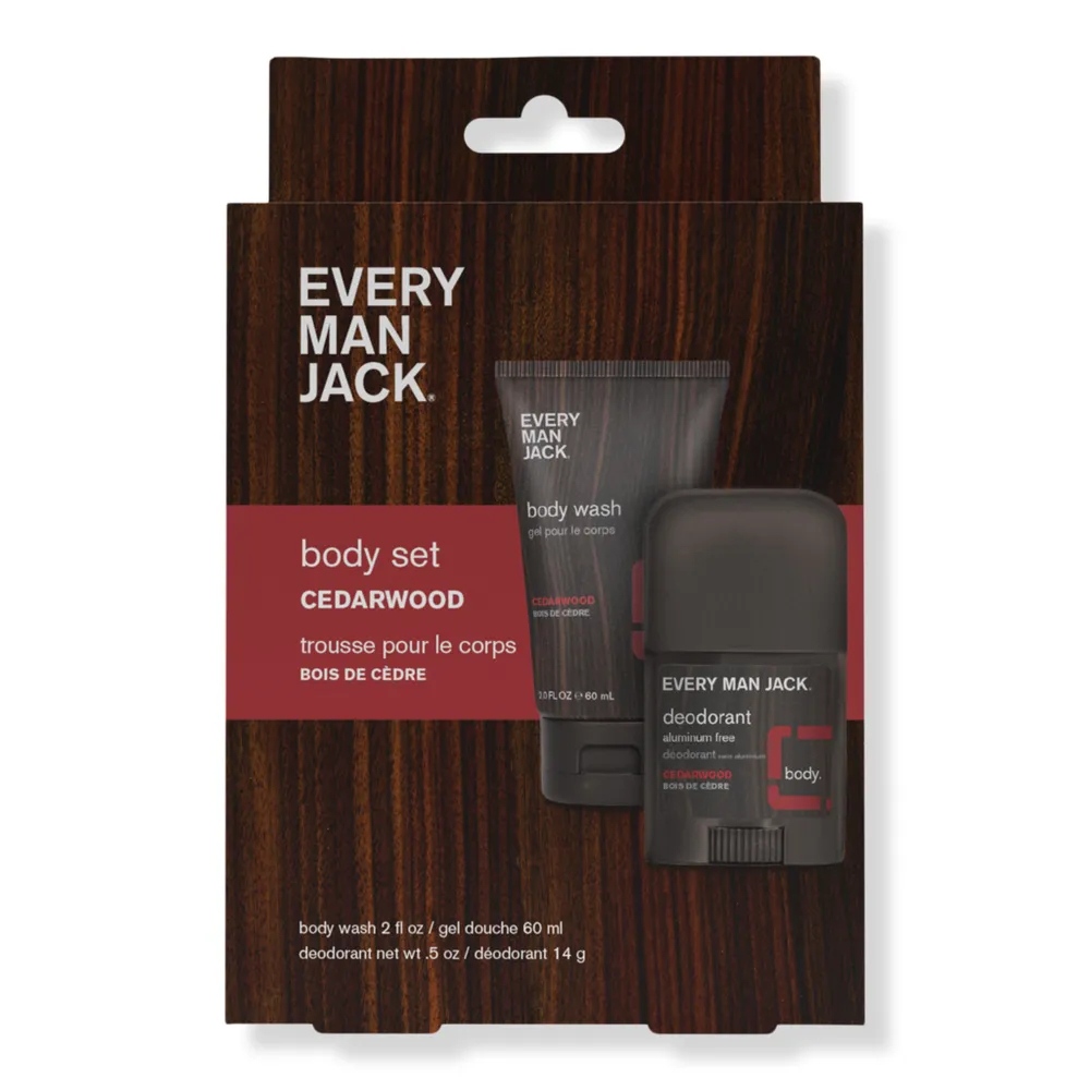 Every Man Jack Cedarwood Body Trial & Travel Set