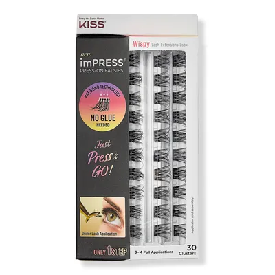 Kiss imPRESS Press-On Falsies Eyelash Clusters Wispy Refill Pack