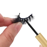 Quick Dry Eyelash Glue, Black Finish - Black